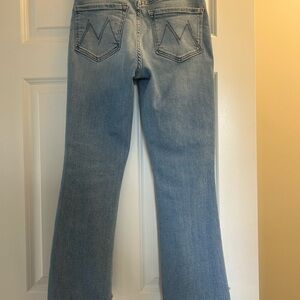 MOTHER Light Blue Flare & Wide Leg Jeans